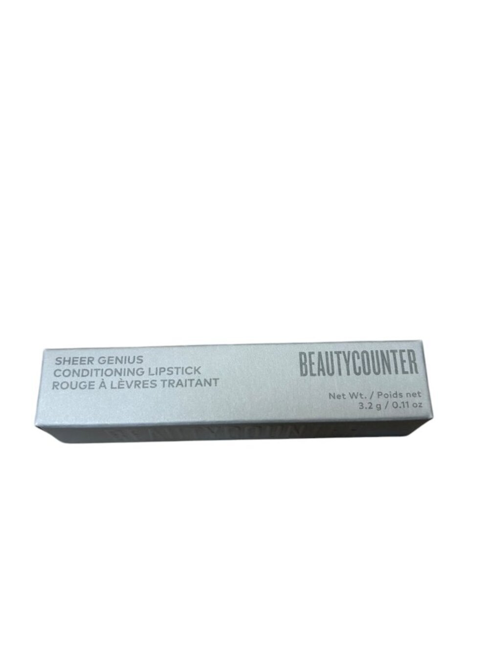 Beautycounter Sheer Genius Lipstick Raisin NIB Discontinued Clean